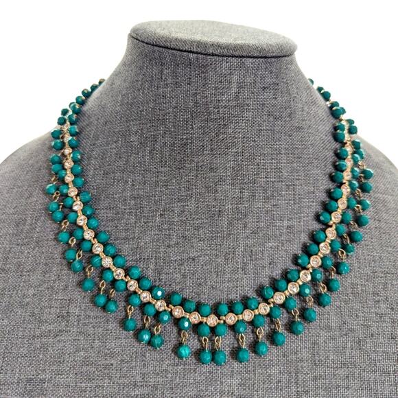 Vintage Avon Signed NRT Rhinestone ChaCha Dangle Movement Bauble Necklace - Picture 1 of 5